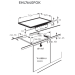 【已停產】Electrolux 伊萊克斯 EHL7640FOK 70厘米 嵌入式四頭電磁爐